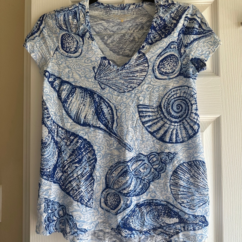 Lilly Pulitzer Etta Shirt Stuffed Shells